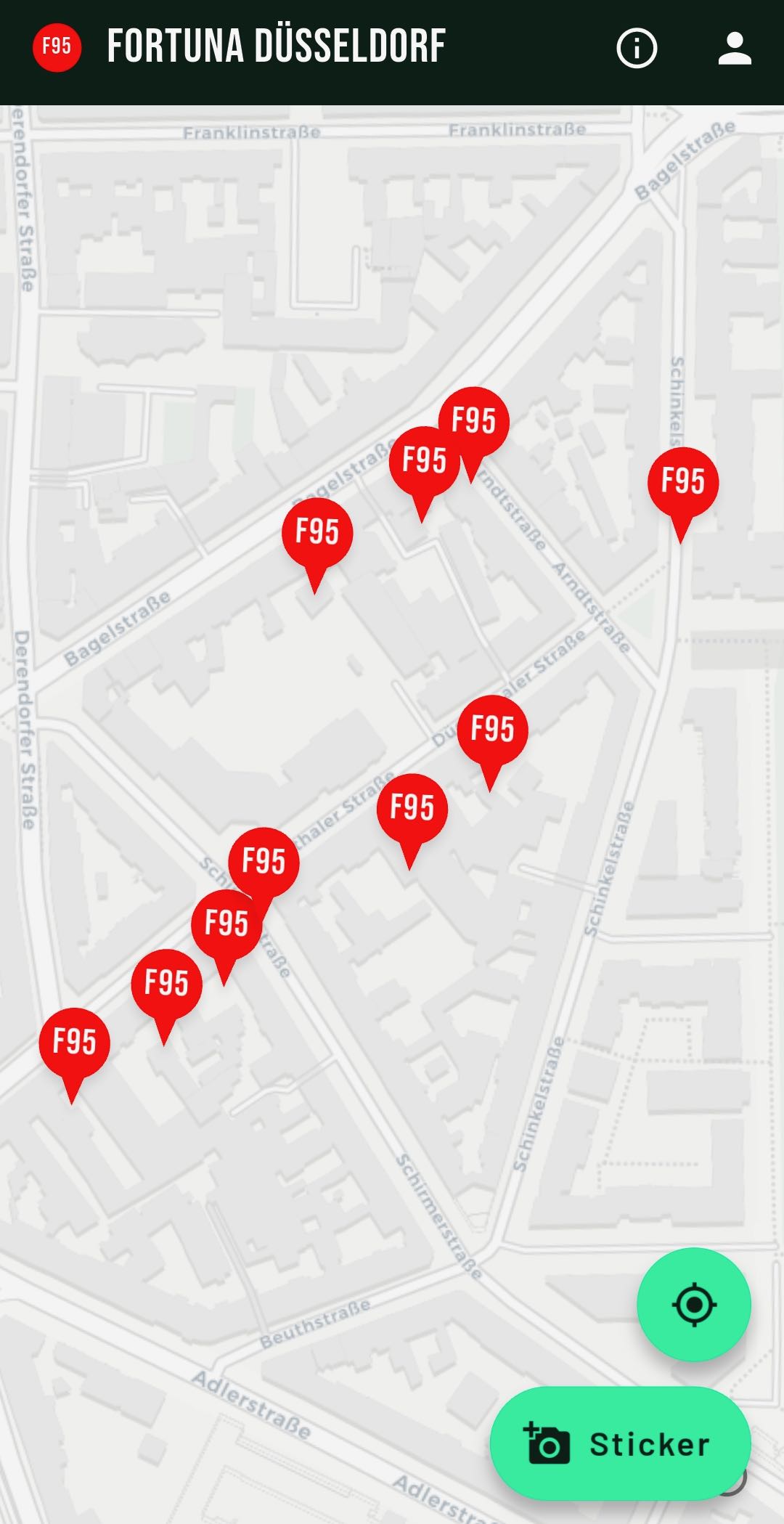 MapMyClub App Screenshot